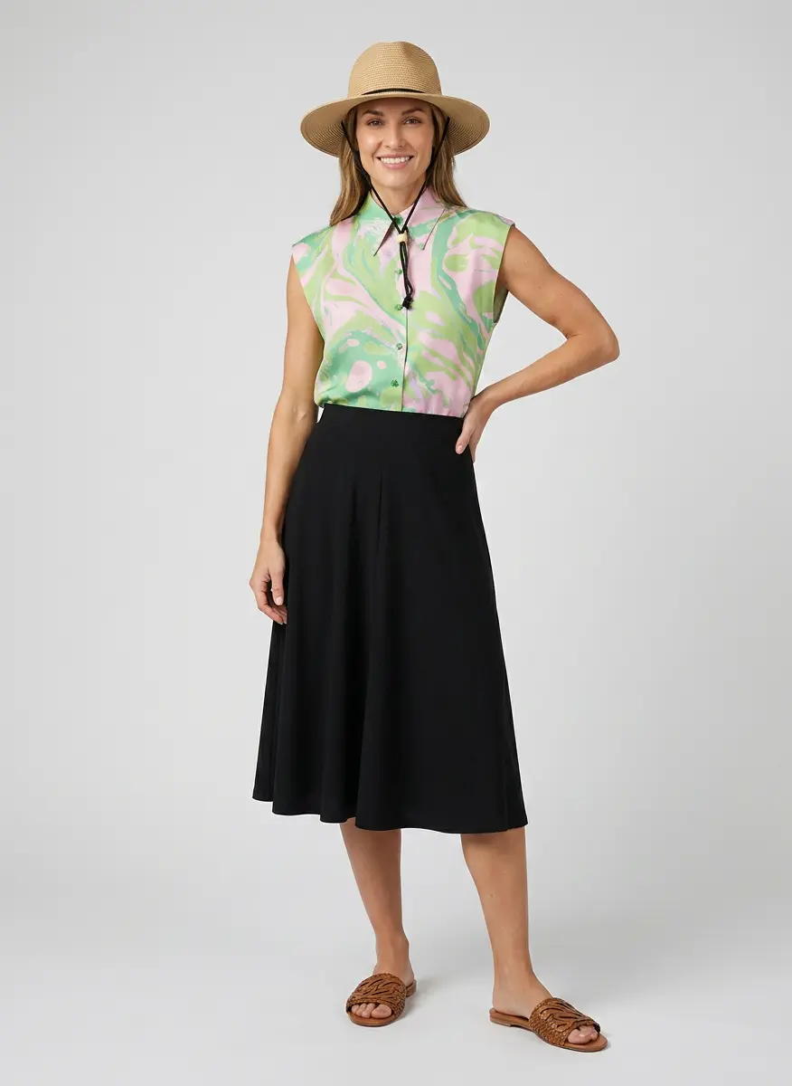 Modern Monochrome Bloom