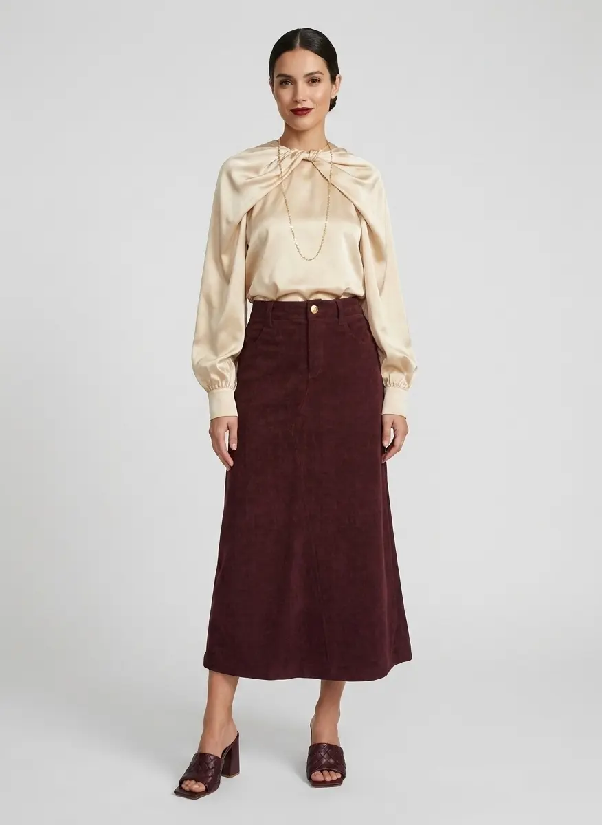 Sophisticated Silk Contrast