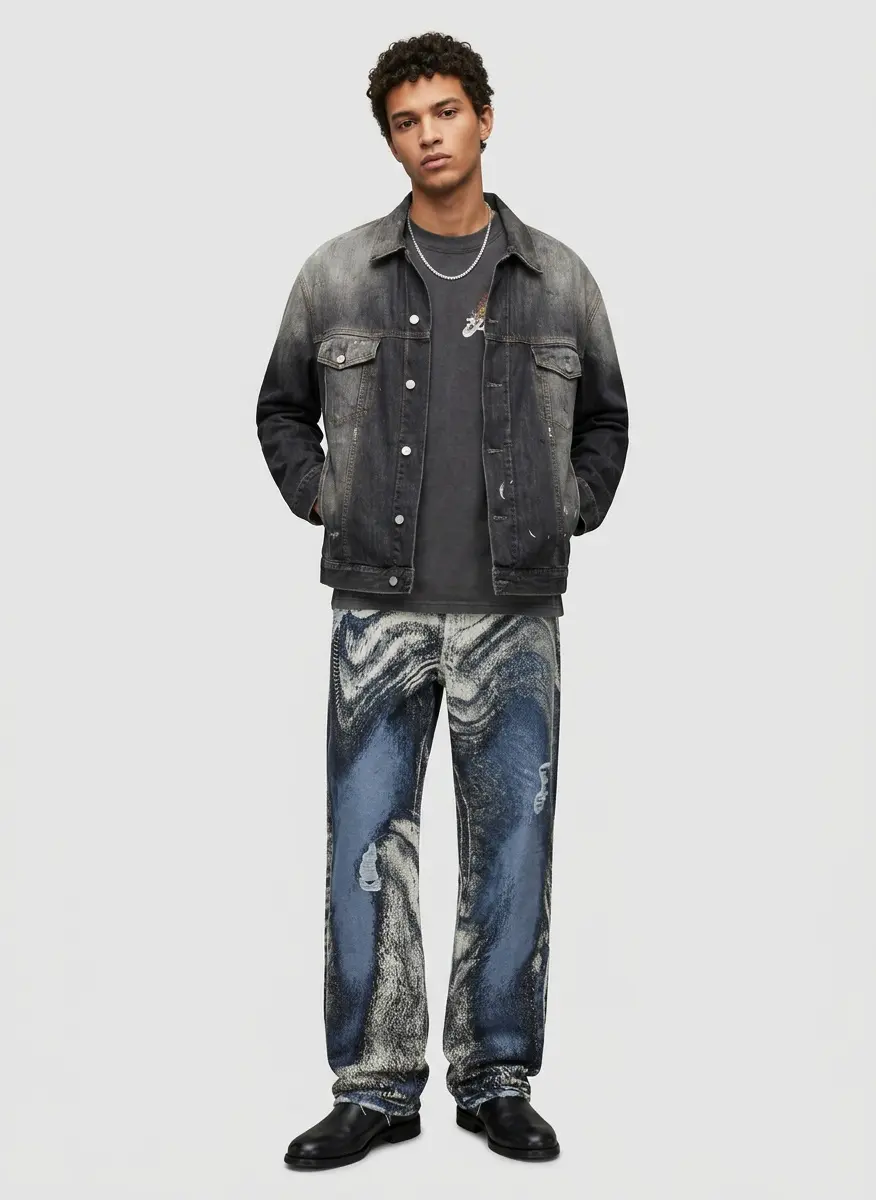 Vintage Grunge Biker