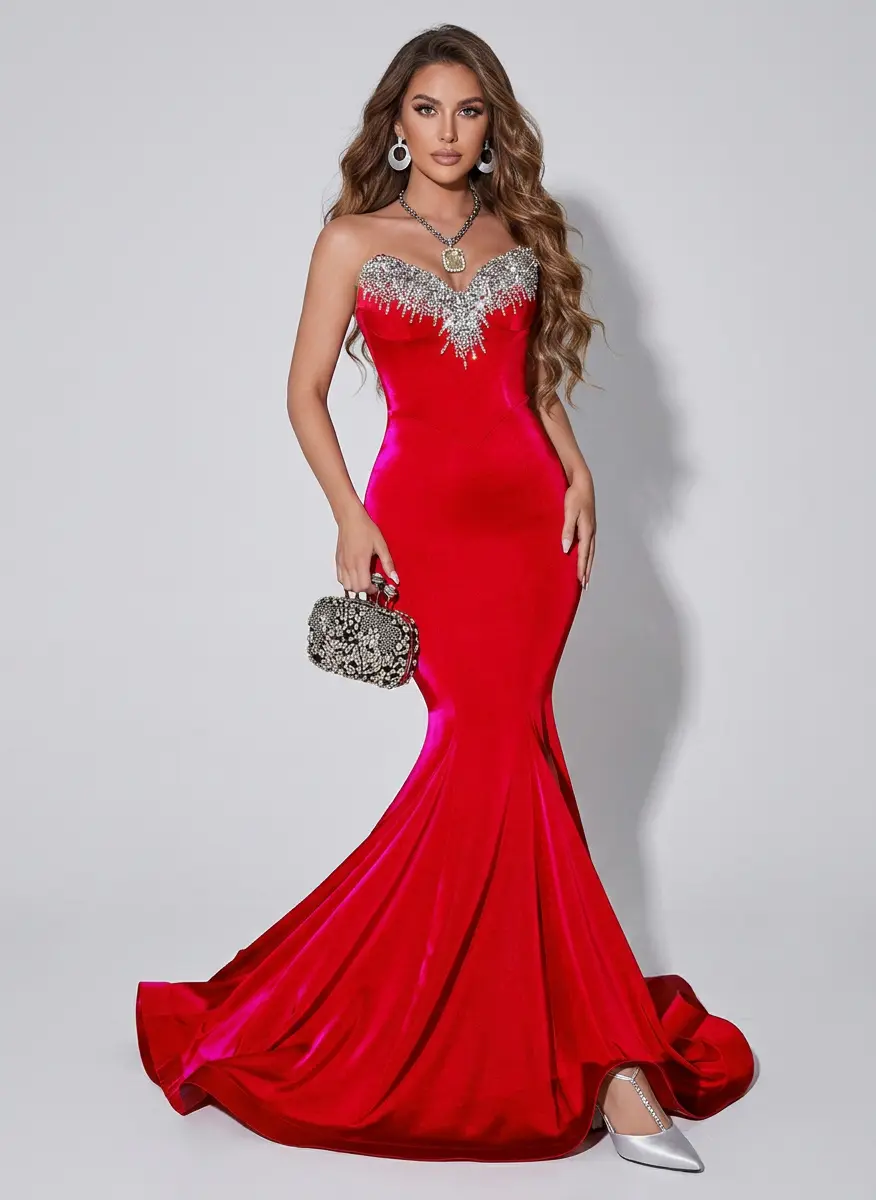 Royal Crimson Mermaid