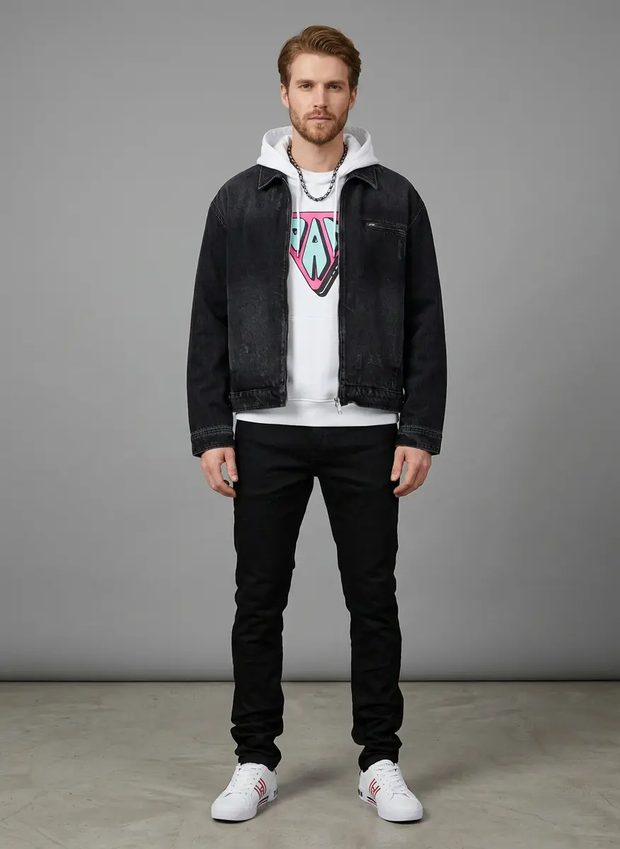 Edgy Monochrome Casual