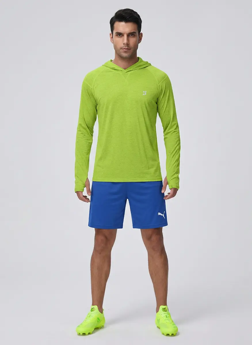 Roadbox Roadbox Mens UPF 50+ Fishing Shirts, Long Sleeve UV Sun Hoodie, Hiking Running Swim Athletic Workout Shirt 2