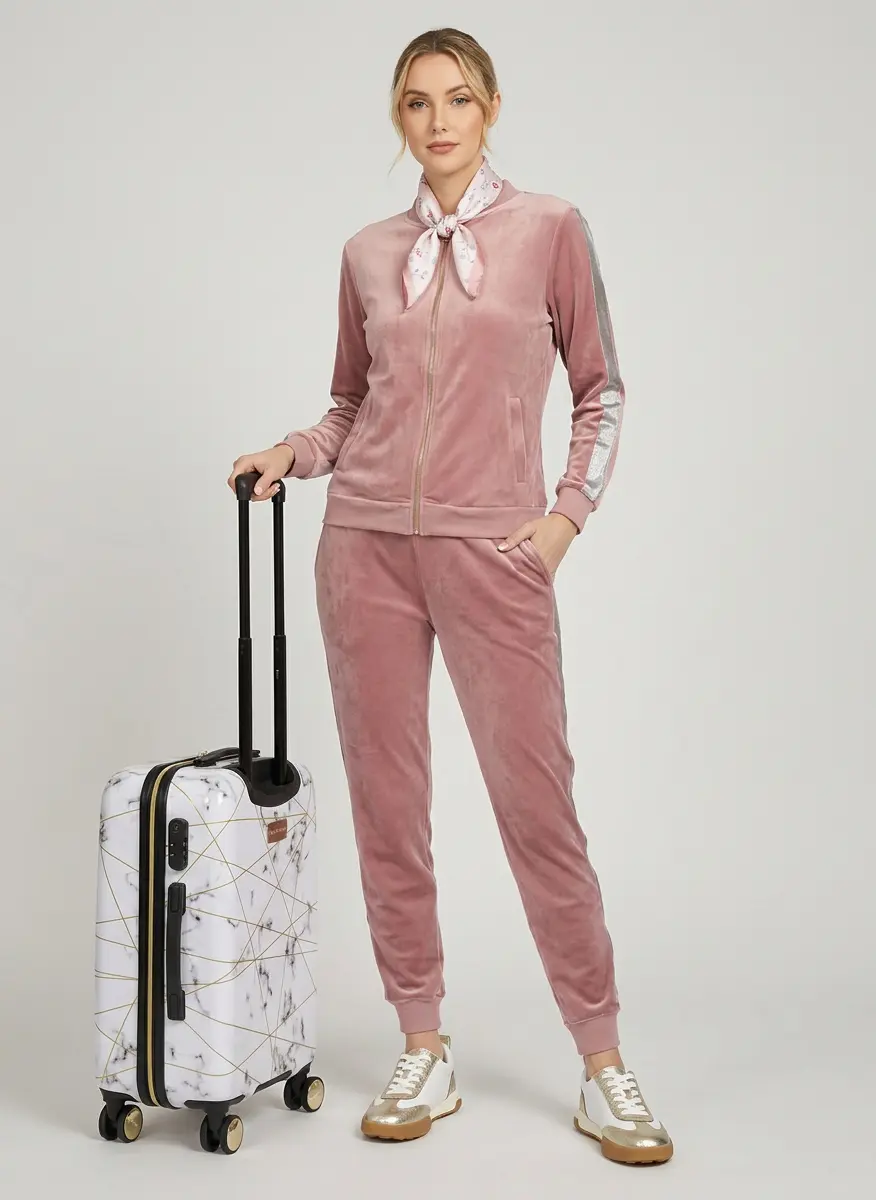 Pink Velvet Jetsetter