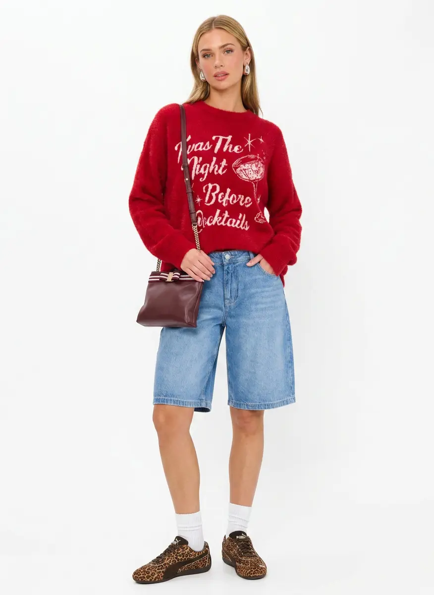 Downtown Pop of Red