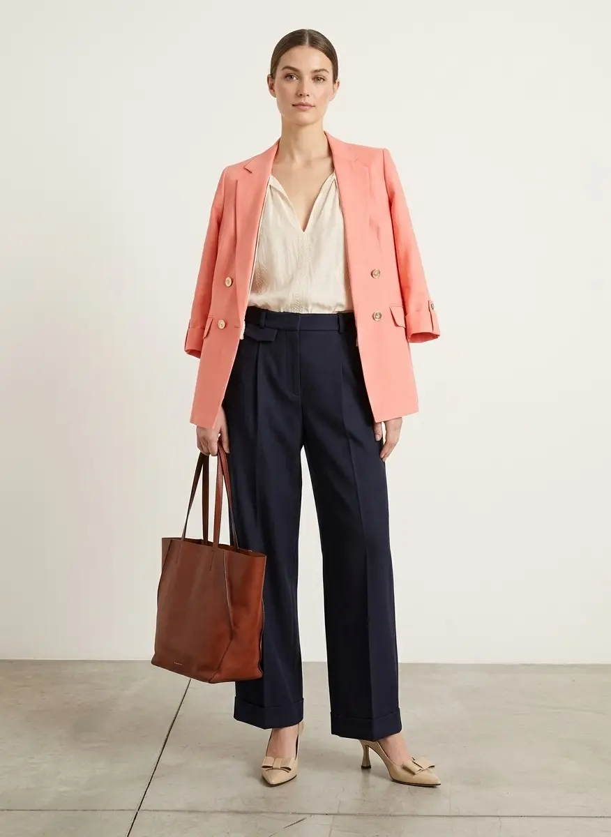 Navy Contrast Professional