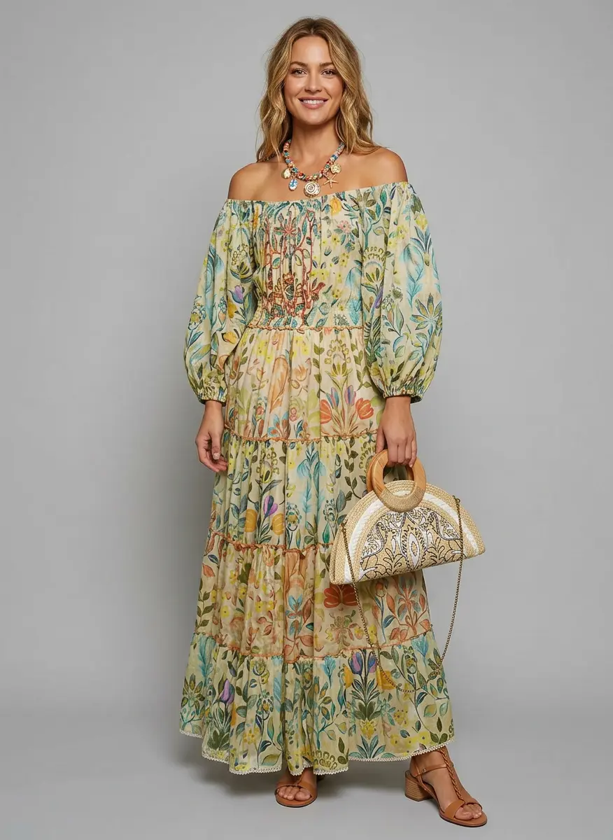 Sun-Kissed Floral Elegance