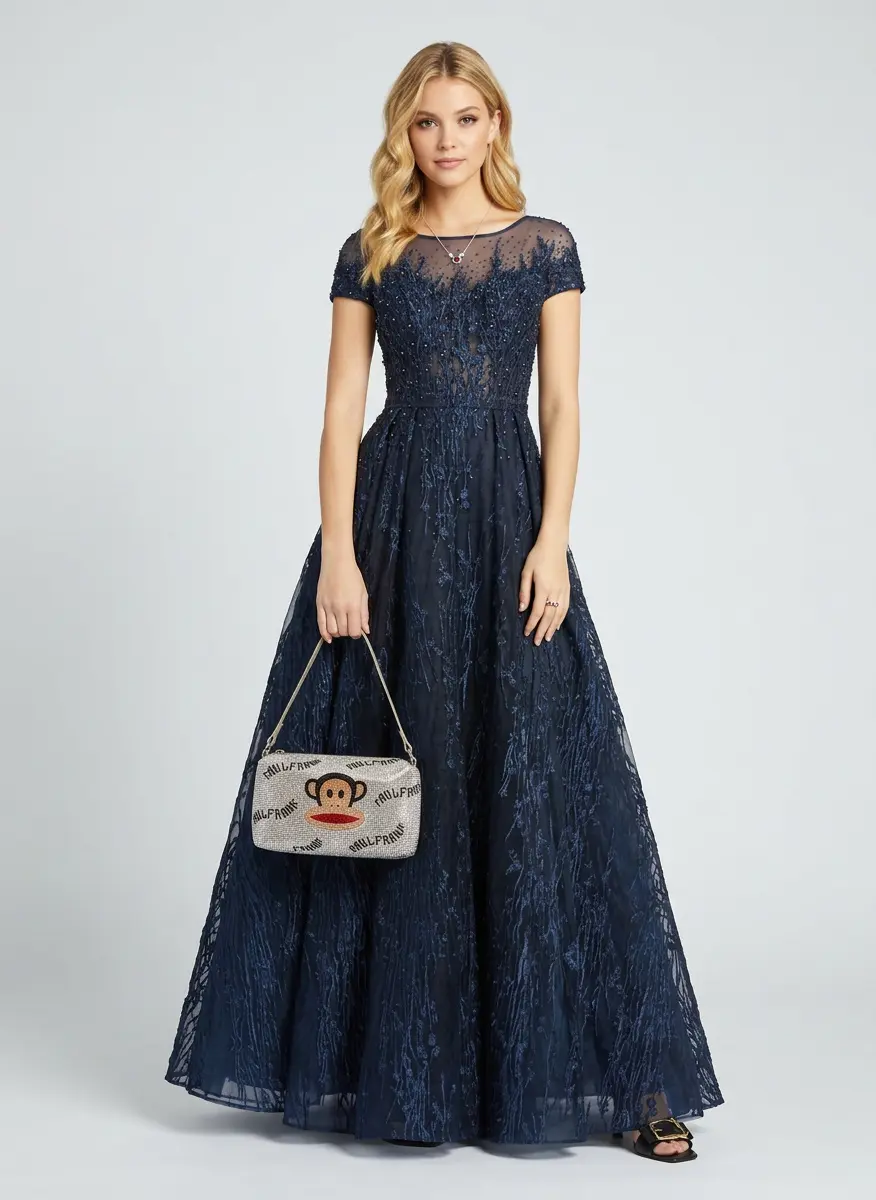 Midnight Sapphire & Ruby Elegance
