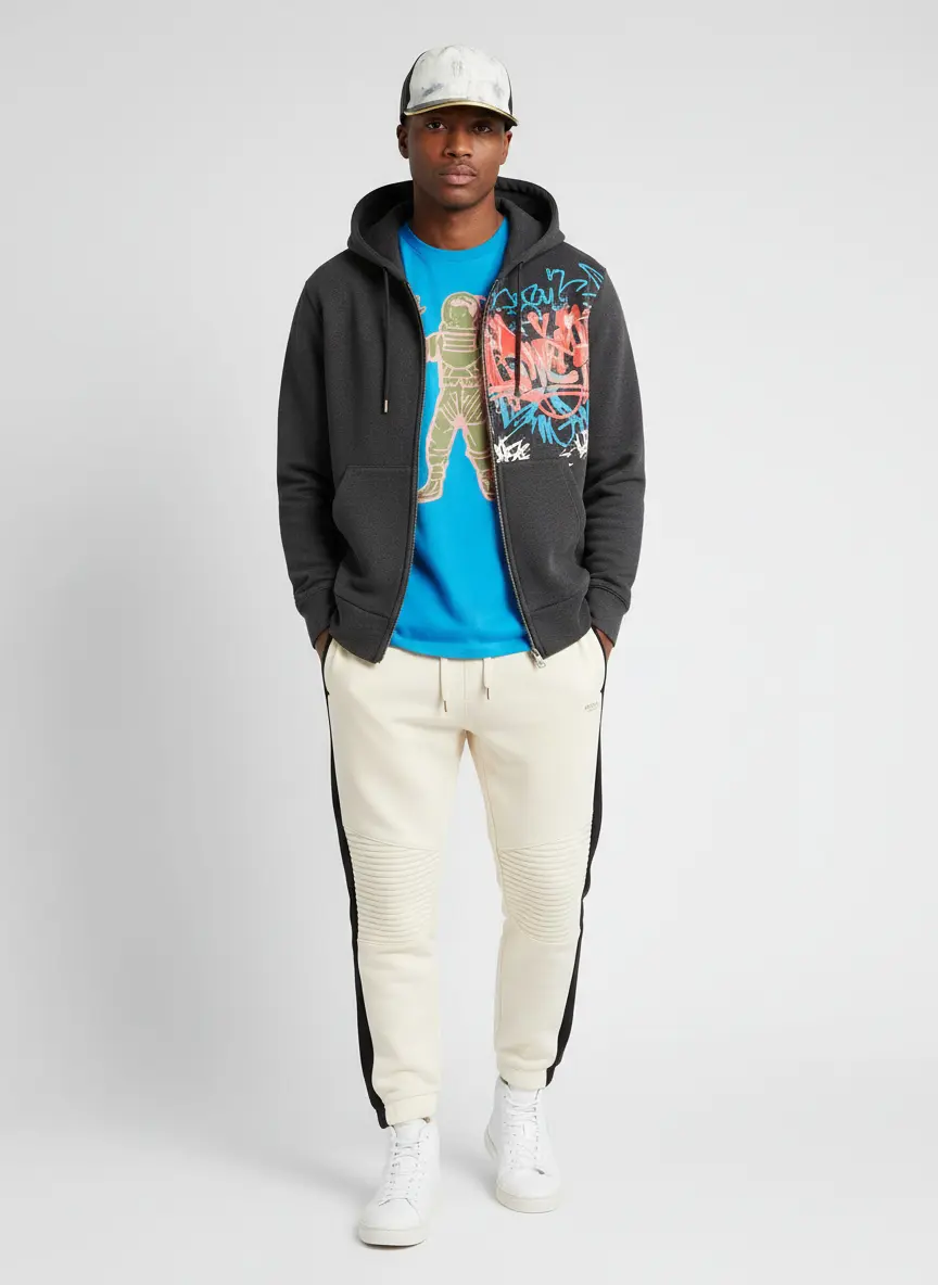 Monochrome Graphic Edge