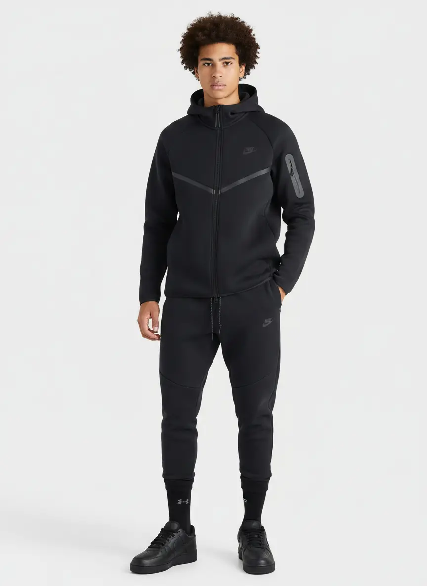 NIKE Men's Nike Tech Fleece Windrunner Full-Zip Hoodie 8