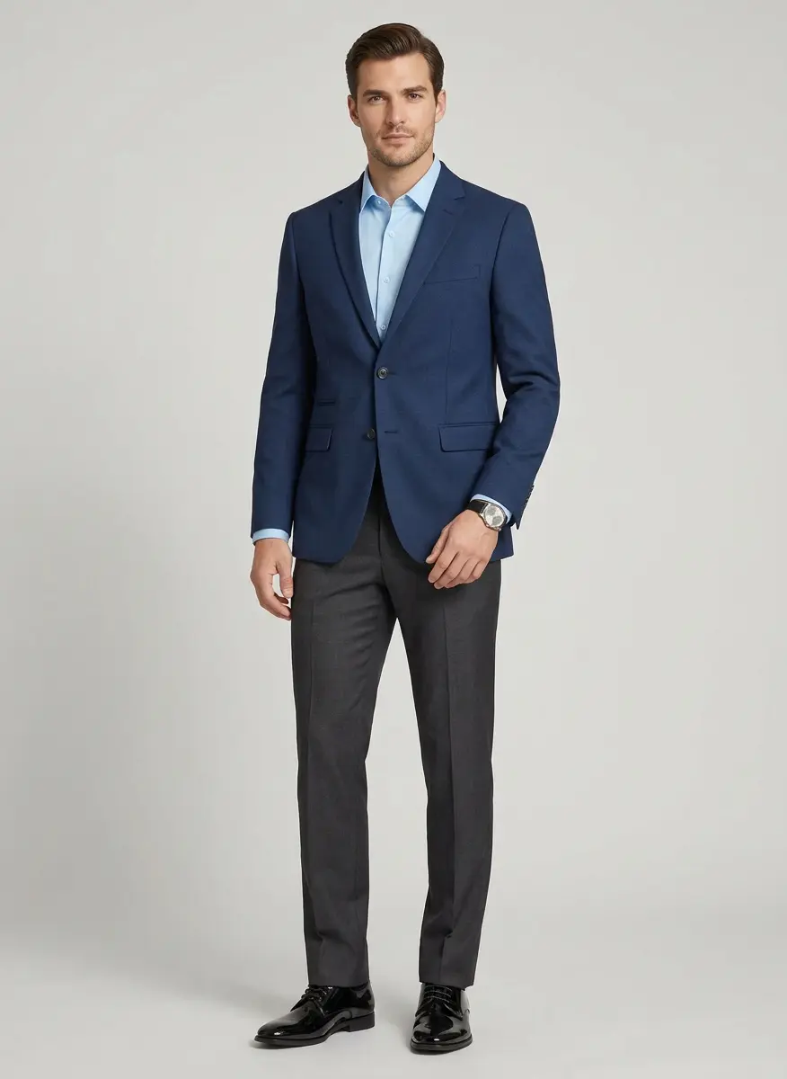 Modern Professional Navy & Charcoal