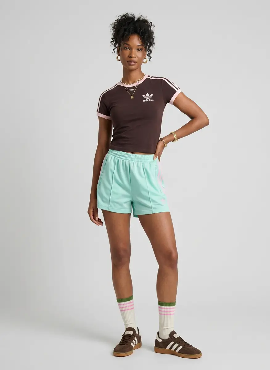 Adidas Women's adidas Originals adicolor 3-Stripes Baby T-Shirt 6