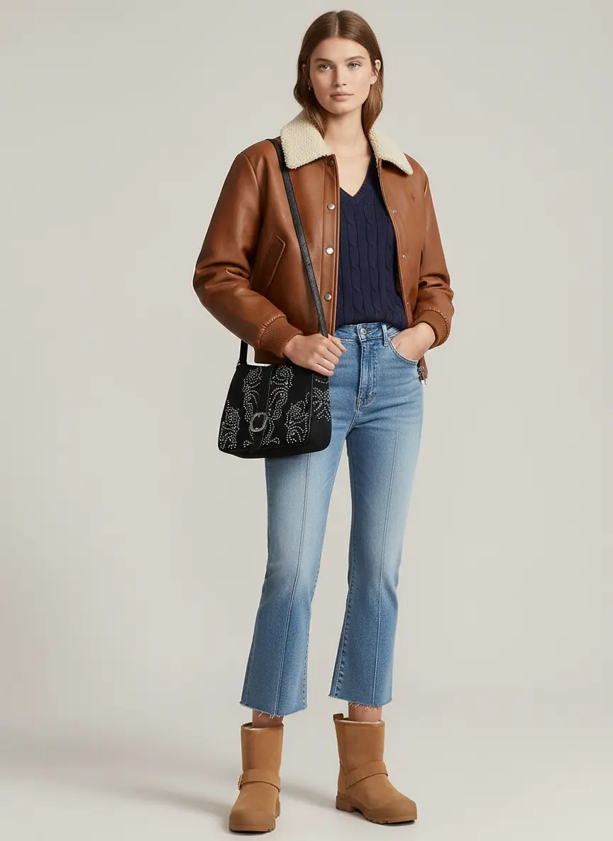 Urban Shearling Chic