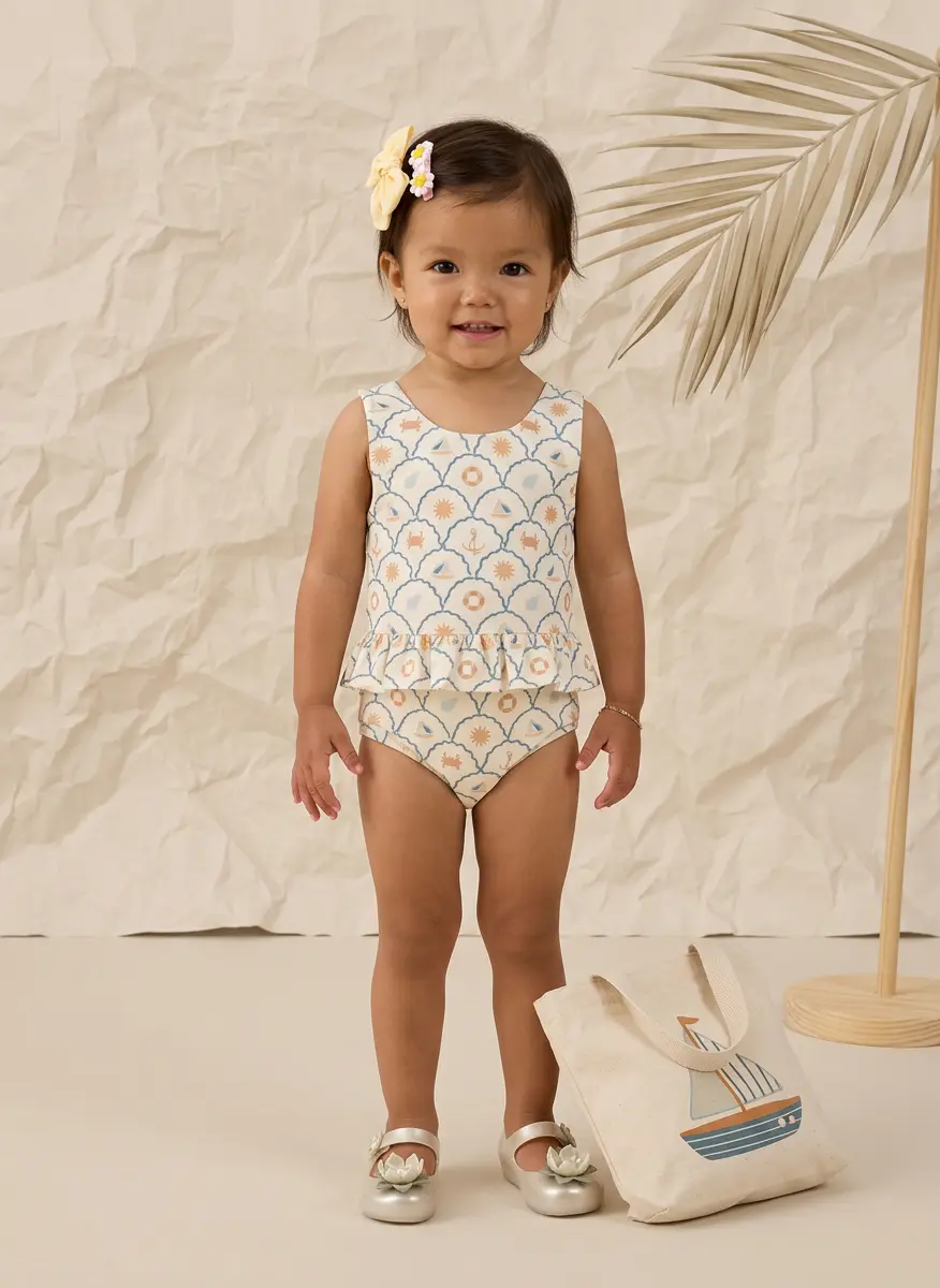 Floral Garden Poolside