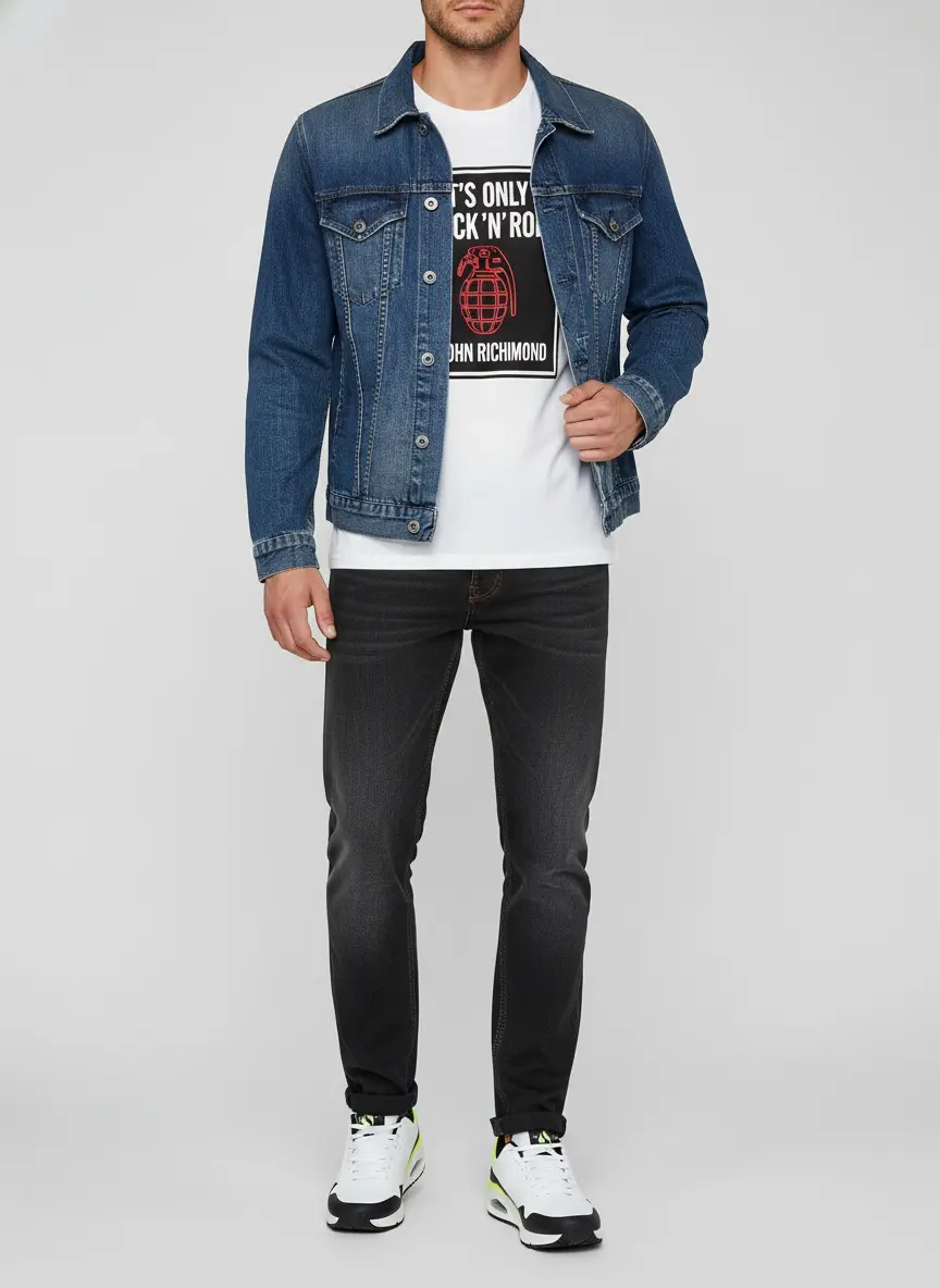 Casual Denim Layer