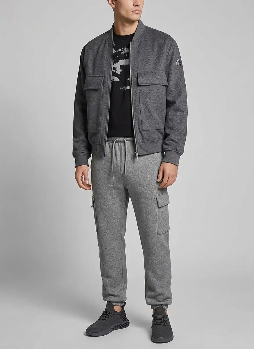 Moose Knuckles Alder Wool Bomber Jacket 7