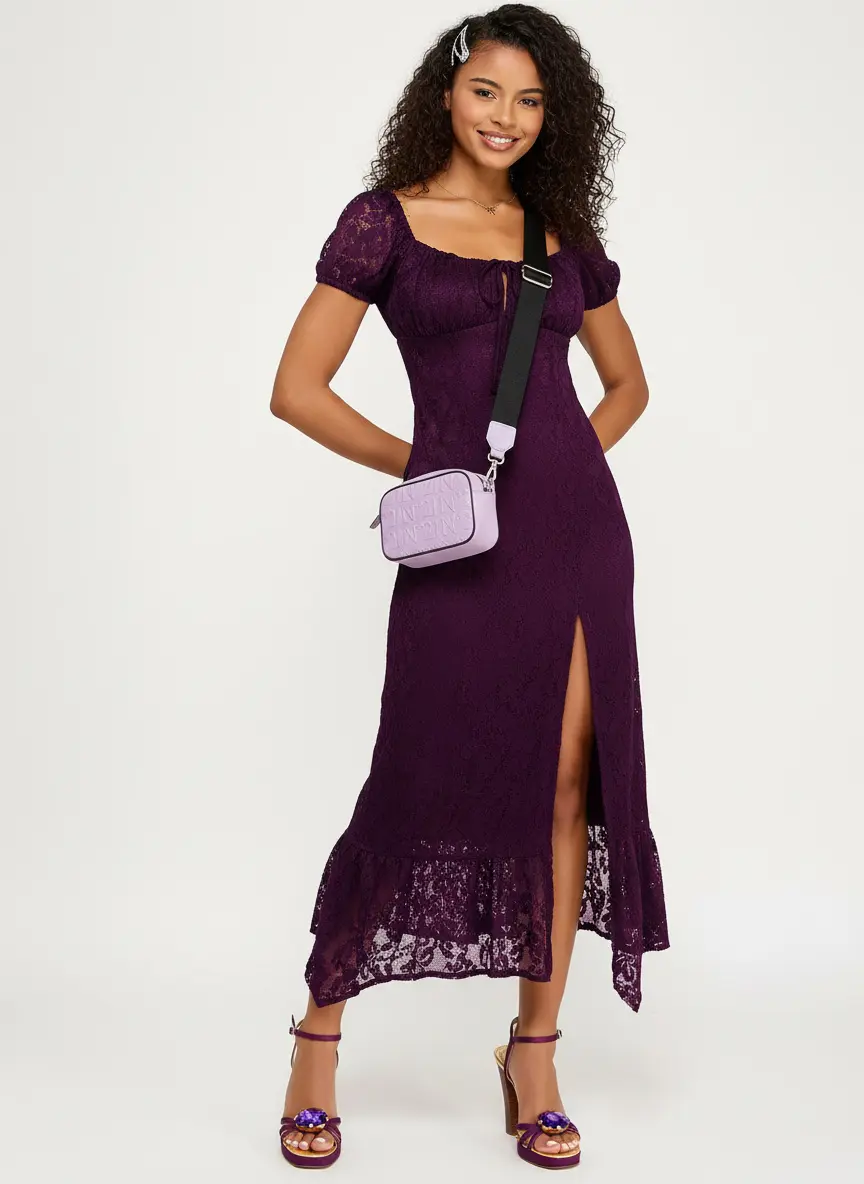 Monochromatic Lilac Romance