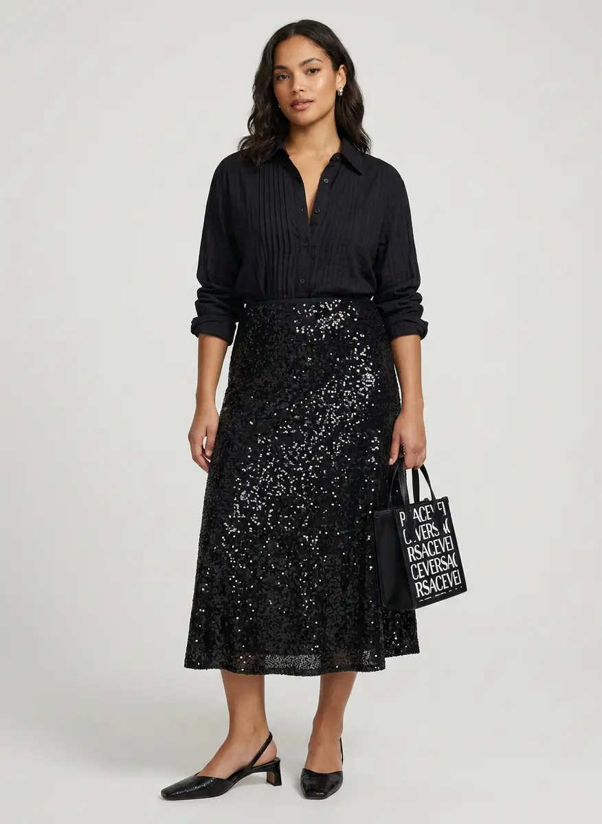 Sophisticated Monochrome Evening