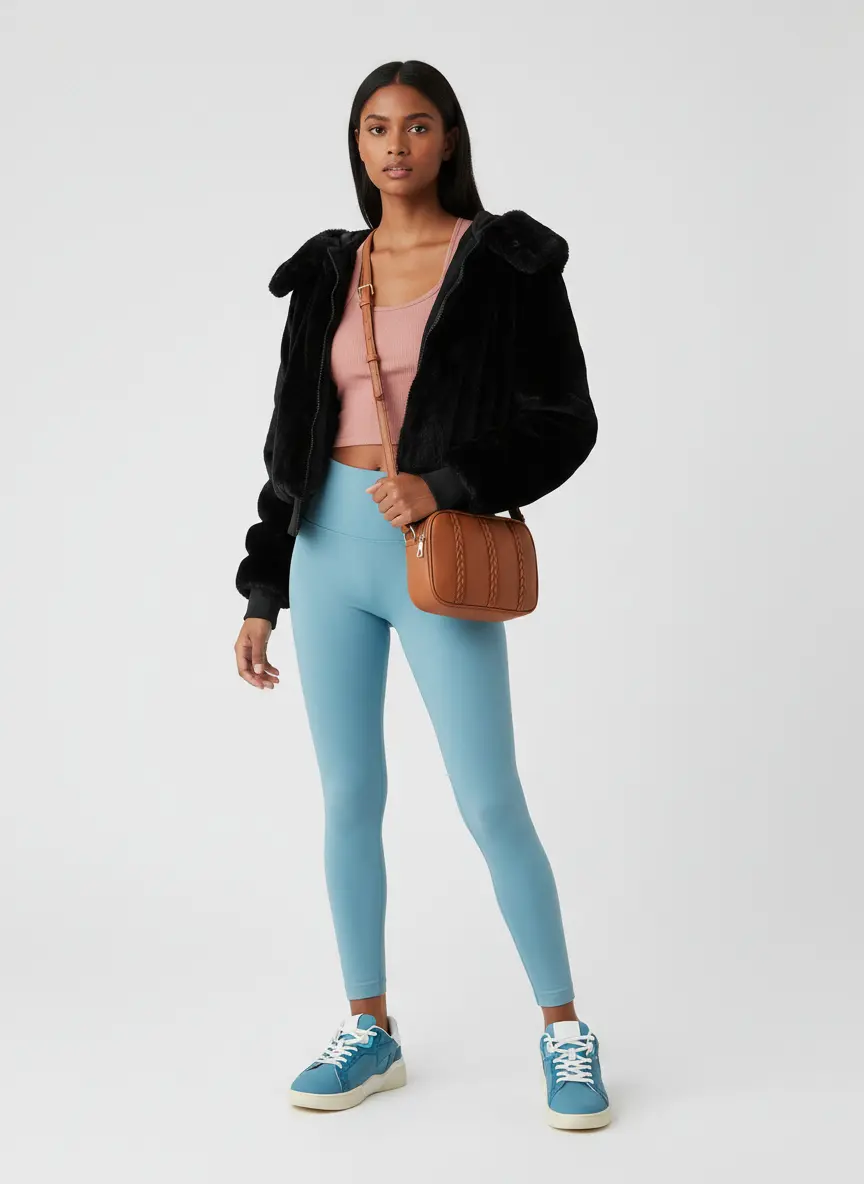 Sporty Chic Contrast