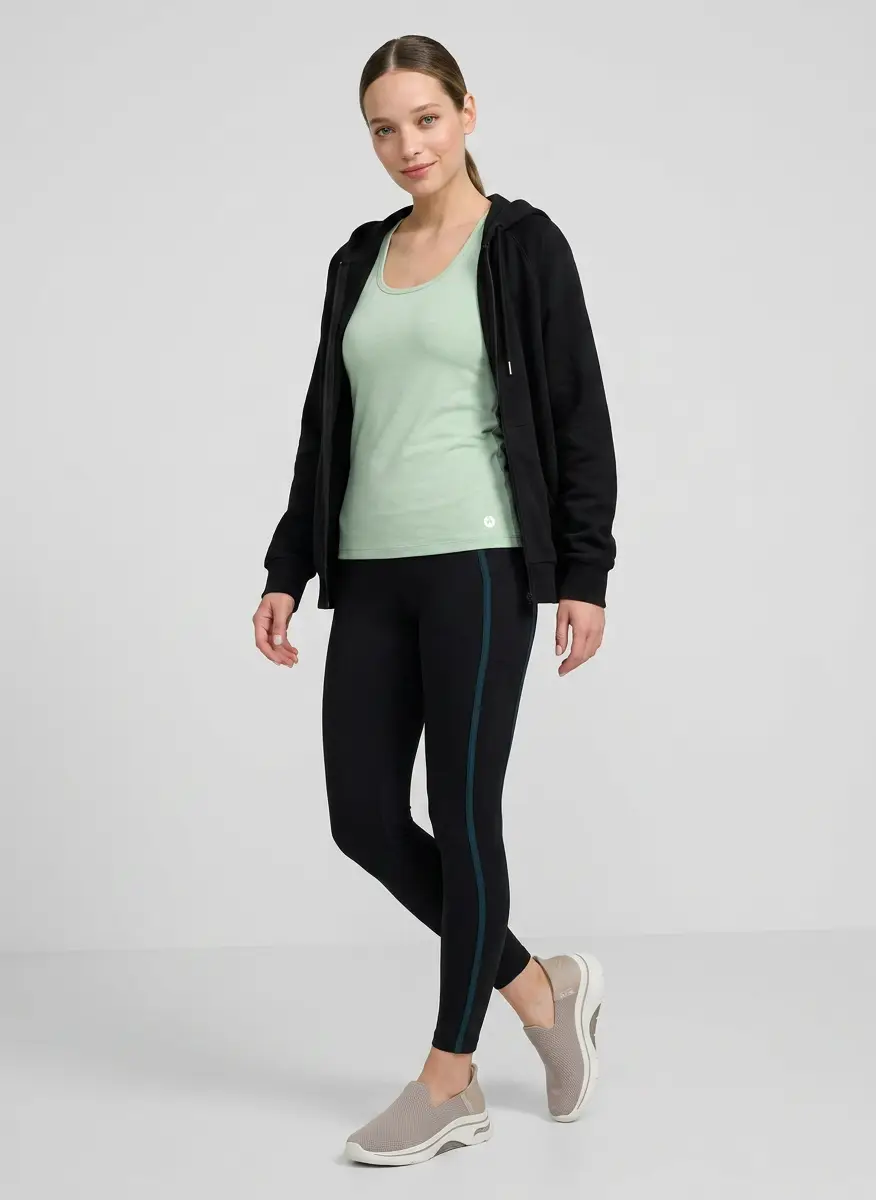 4F Women's Zip-Up Hooded Sweatshirt 8