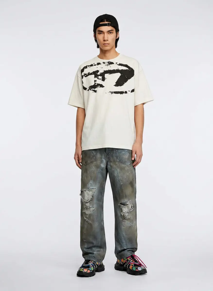 Diesel Relaxed Fit Logo Graphic T-Shirt 5