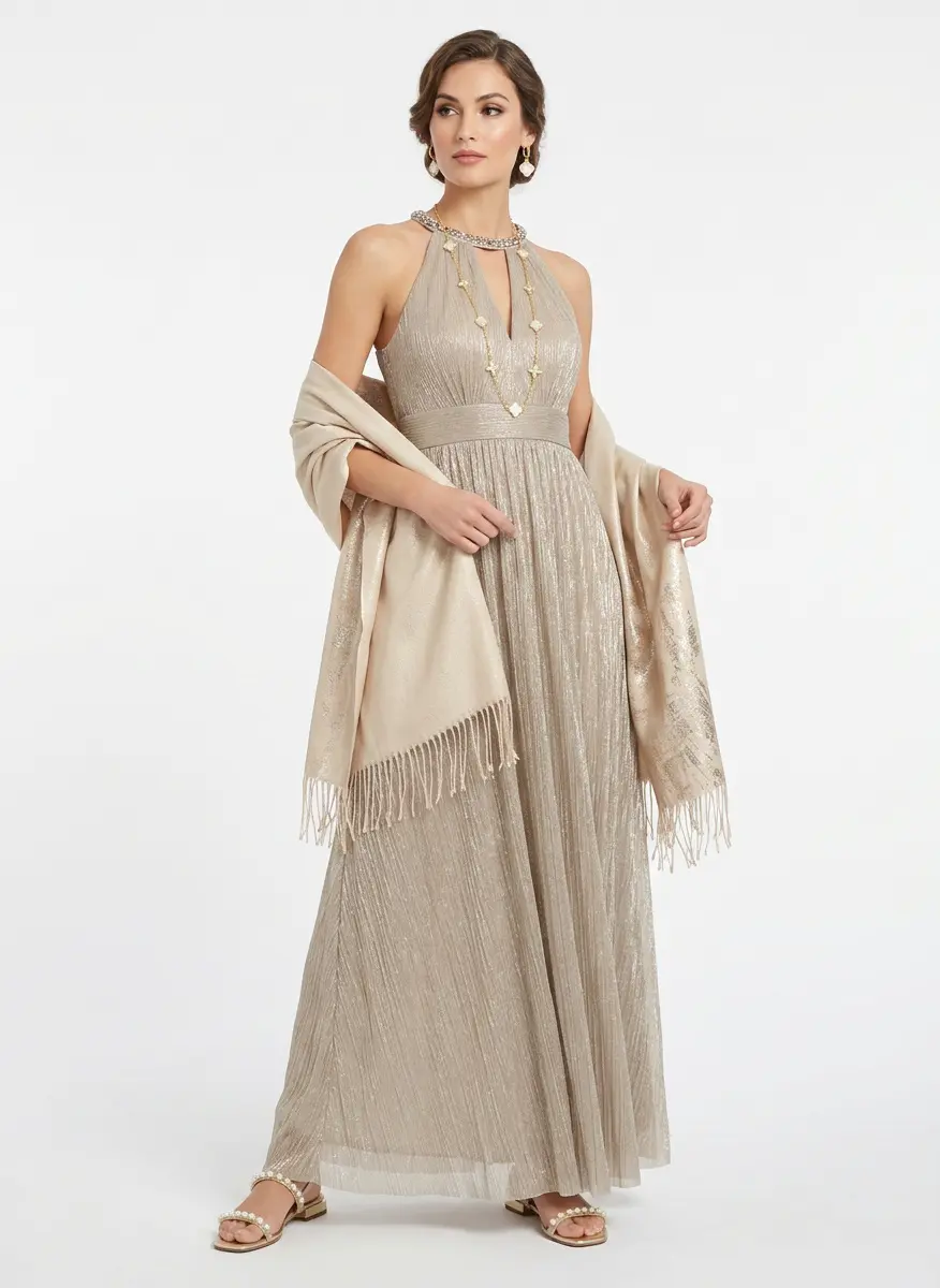Sophisticated Metallic Shimmer