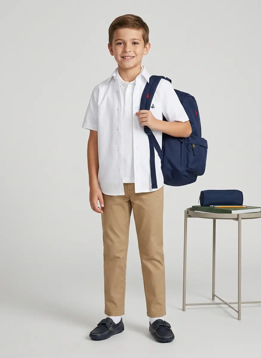 Preppy Heritage School Look