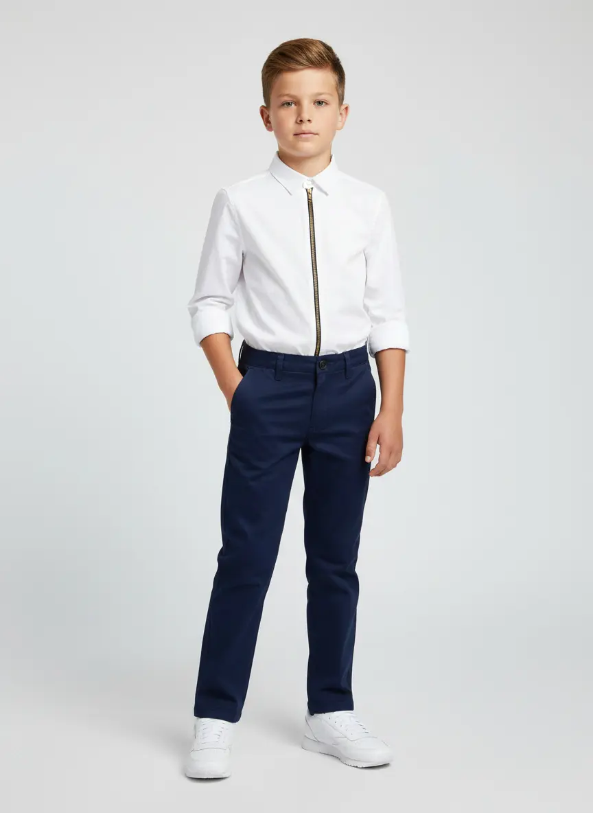 Smart-Casual Navy Ensemble