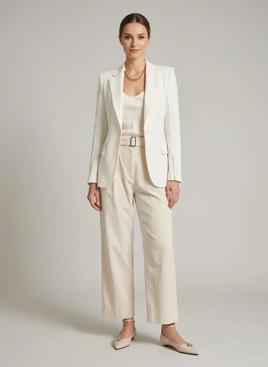 Architectural Ivory Suit