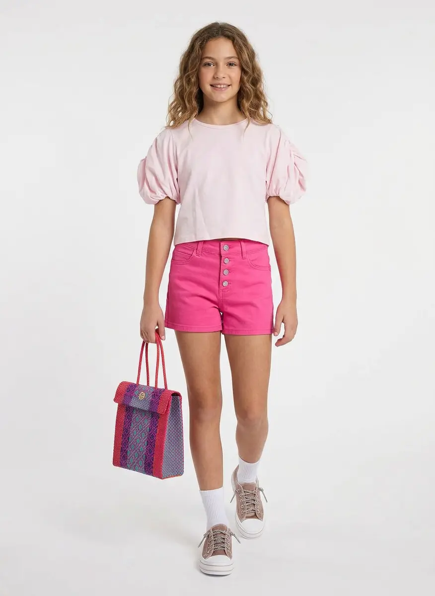 Pink & Denim Casual Sparkle