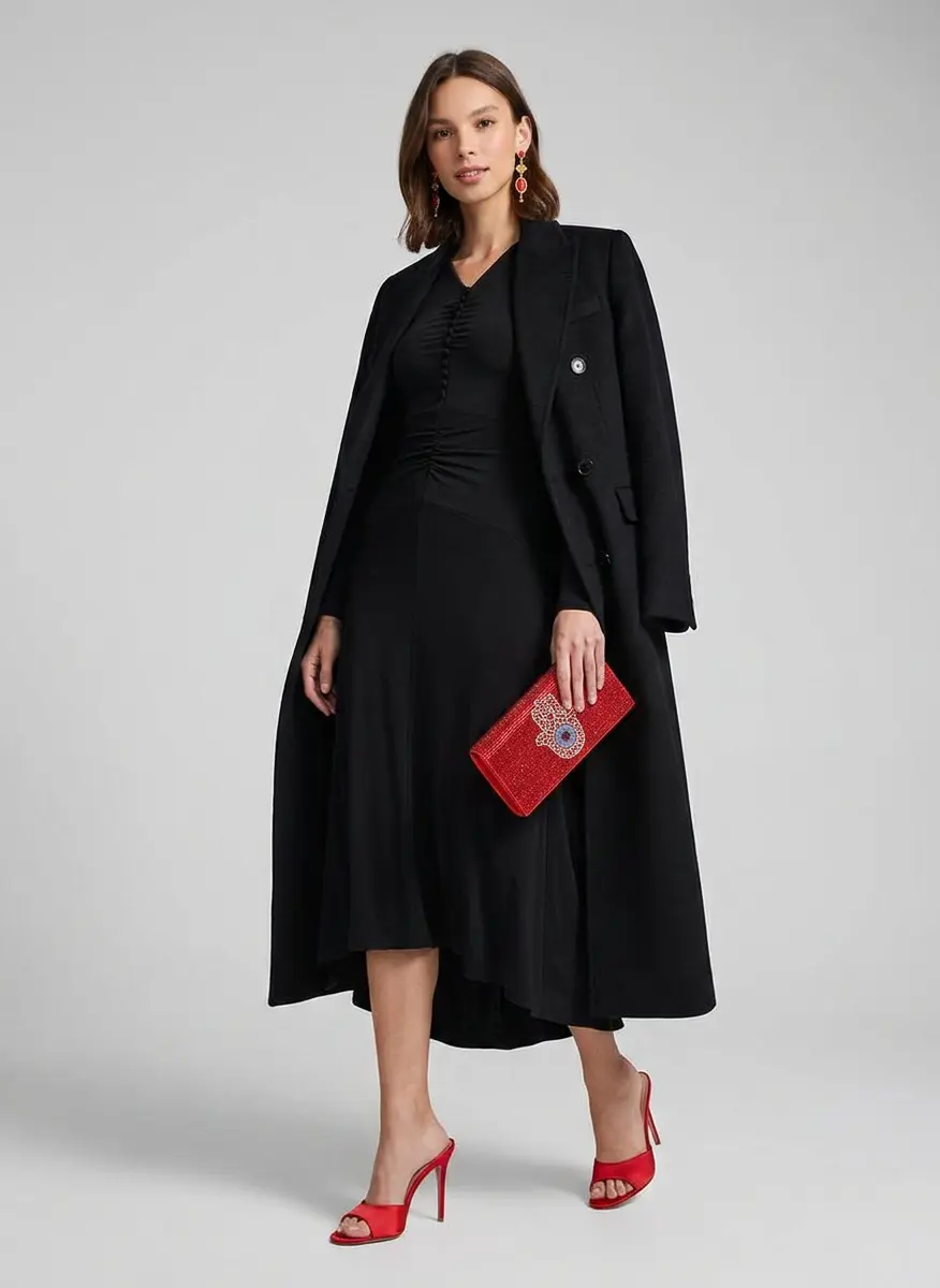 Sophisticated Scarlet Accents