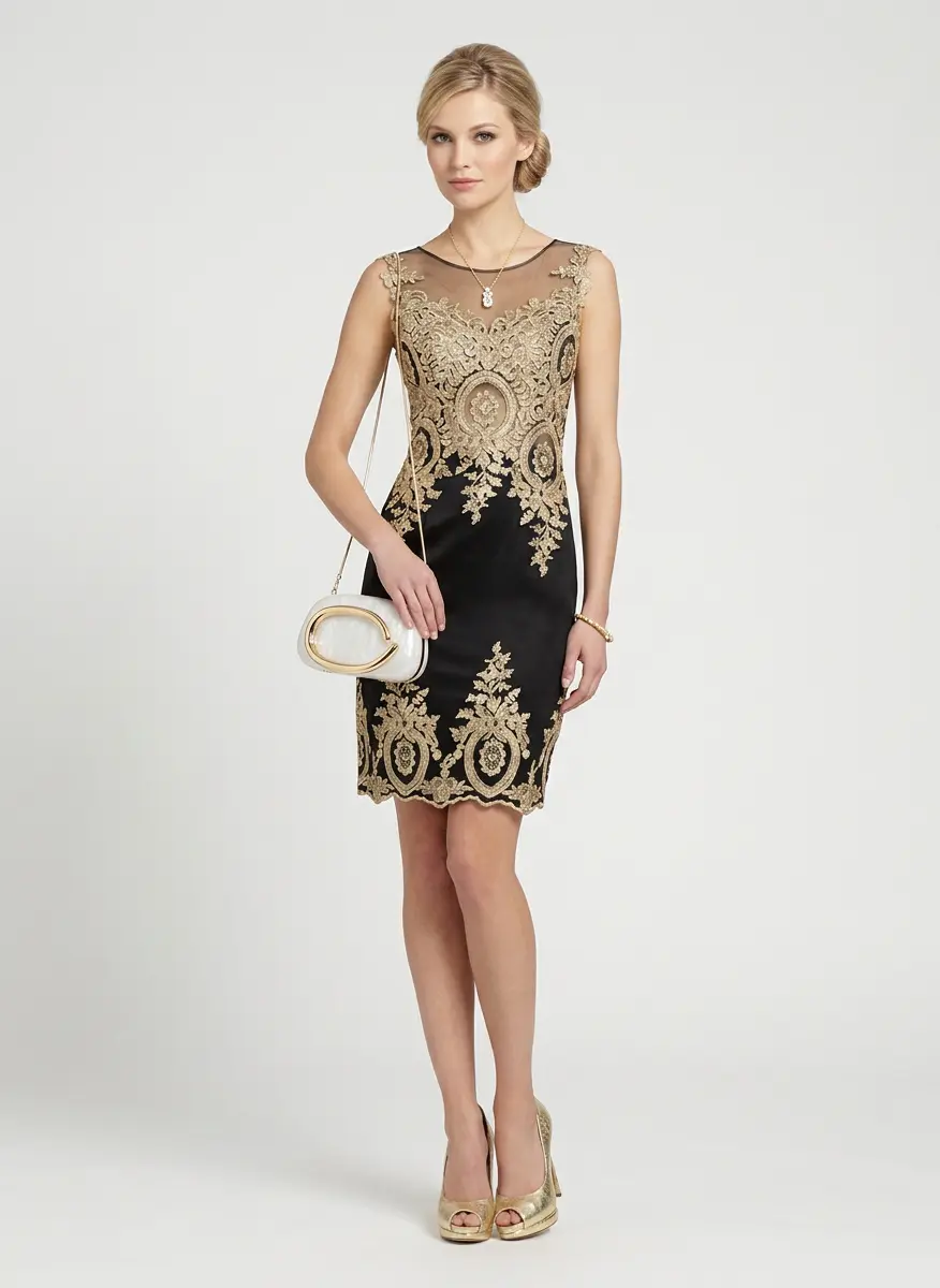 Lace & Gold Soir3ee