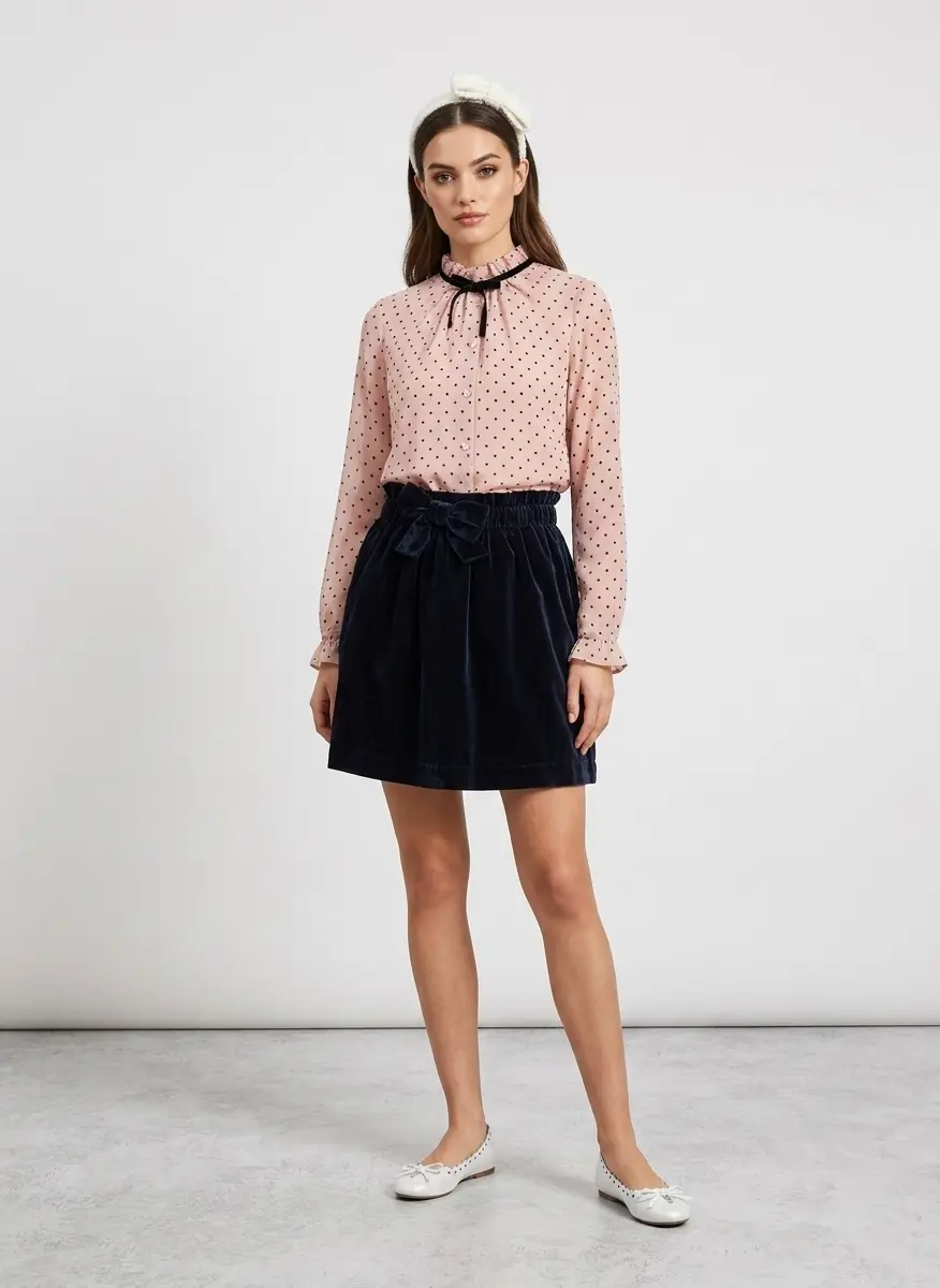 Navy Velvet Elegance