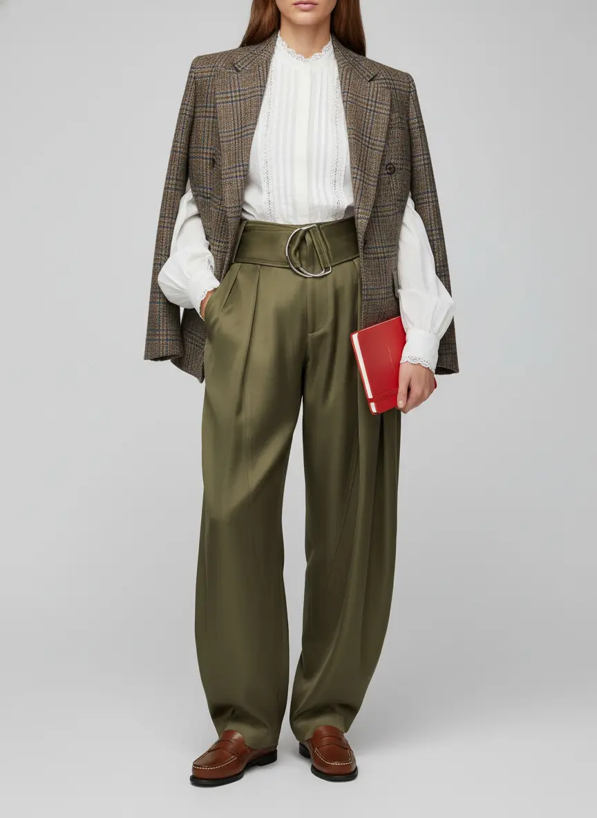 Preppy Academic Tweed