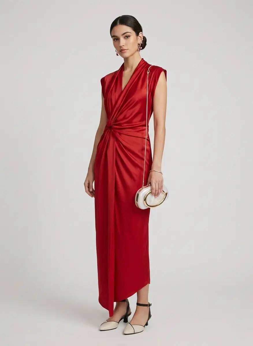 Crimson Chic Evening
