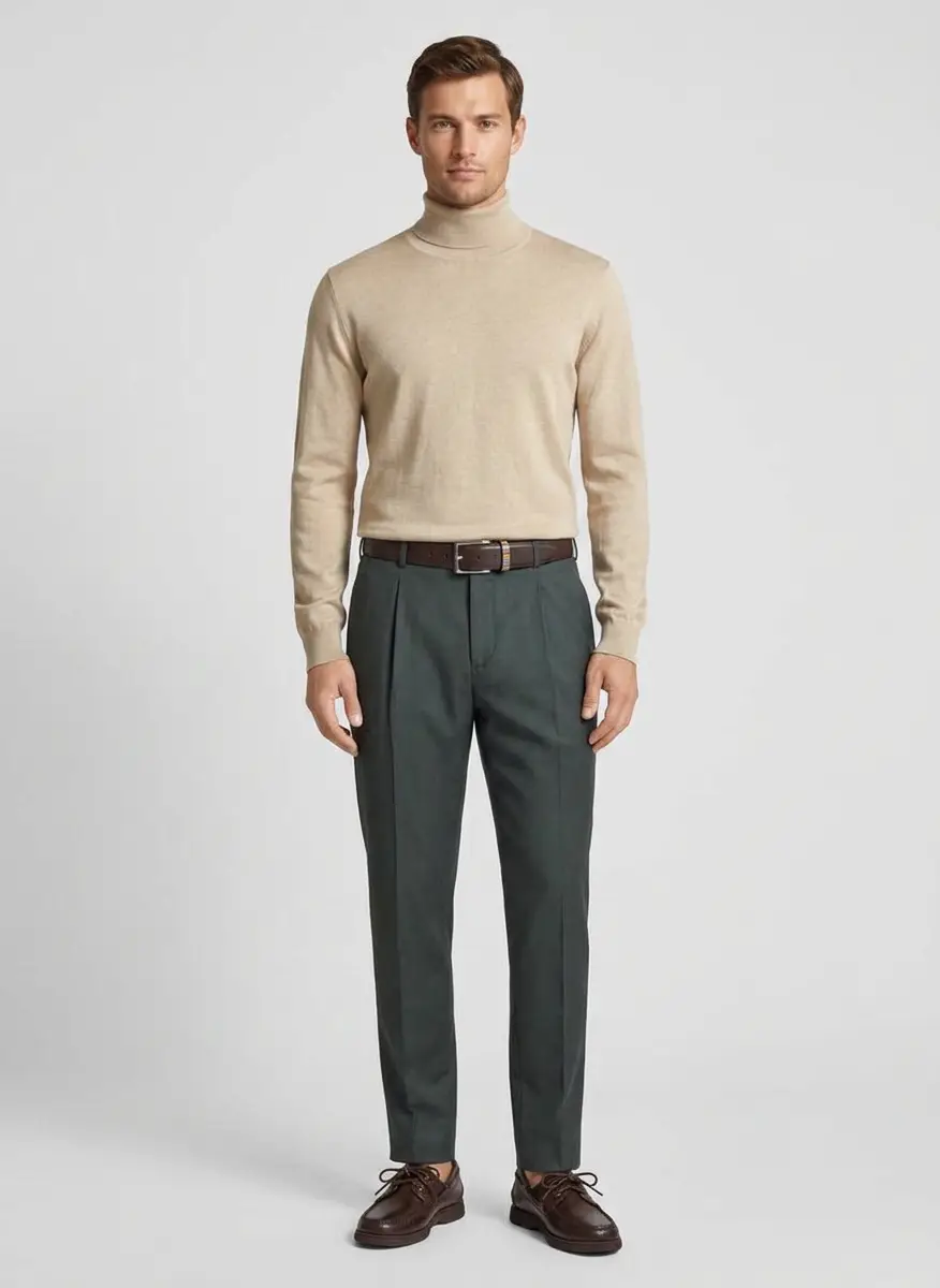 TR Premium Slim Fit Turtleneck Sweater 5