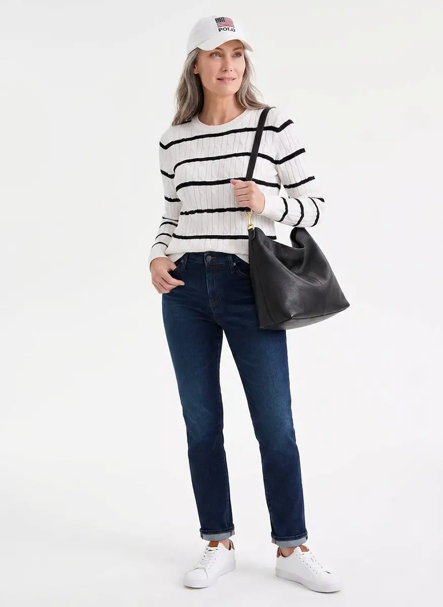 Style & Co Women's Cotton Cable-Knit Crewneck Sweater, Created for Macy's 5
