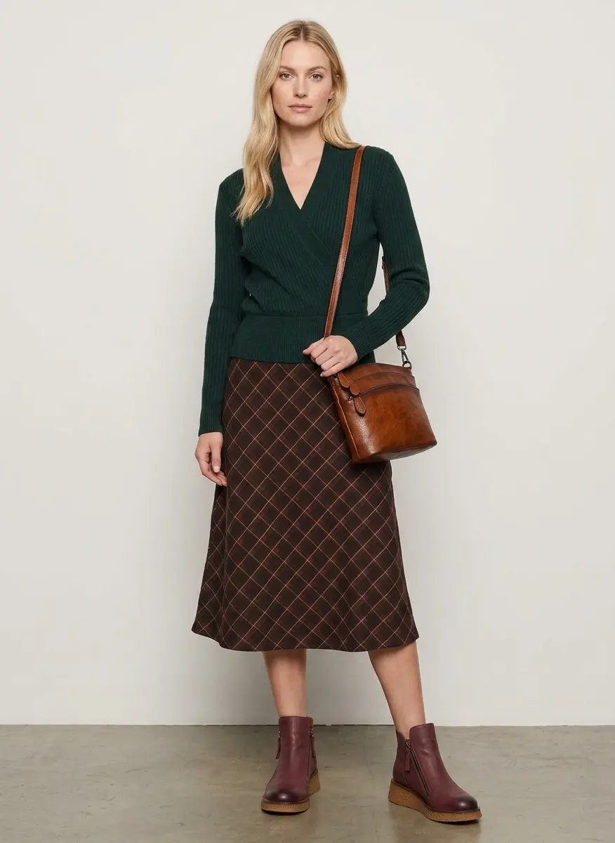 Autumn Plaid & Wine