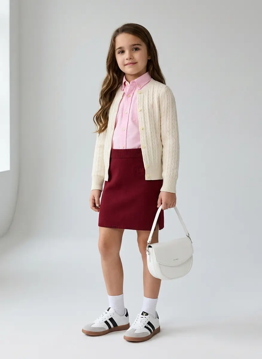 Ralph Lauren Girls' Cable-Knit Cardigan - Little Kid, Big Kid 2