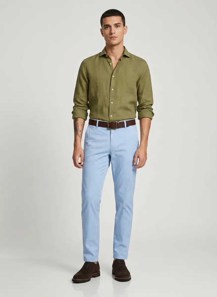 Armani Exchange Men's Slim Fit Chino Pants 6