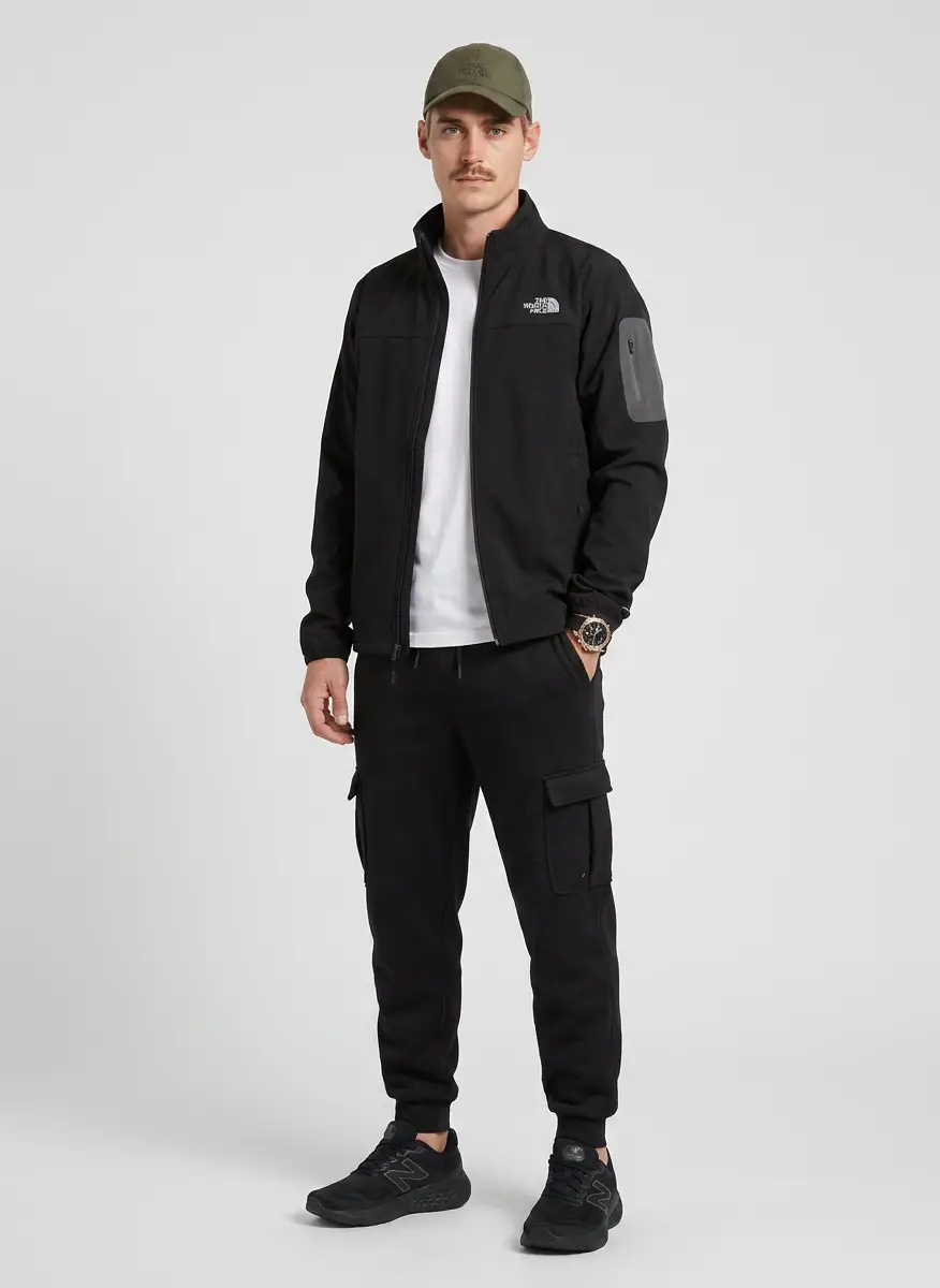 Blue Ice Men's Heavyweight Fleece-Lined Cargo Jogger Sweatpants 5