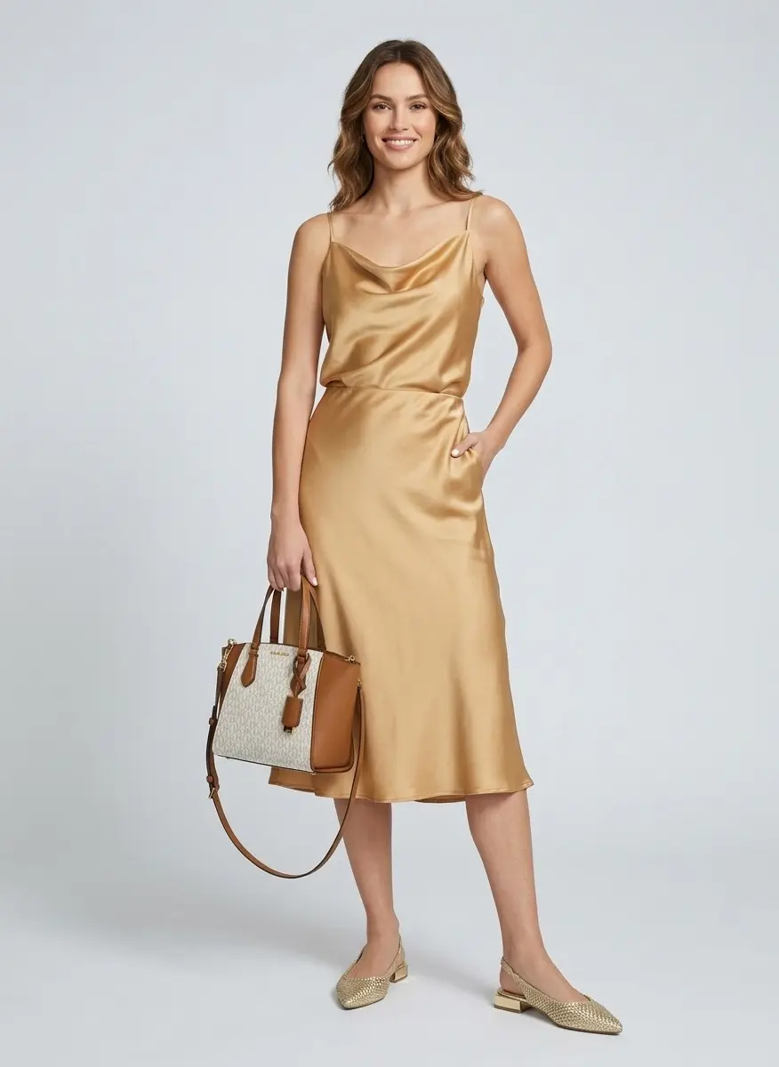 Feminine Gold & Satin Radiance