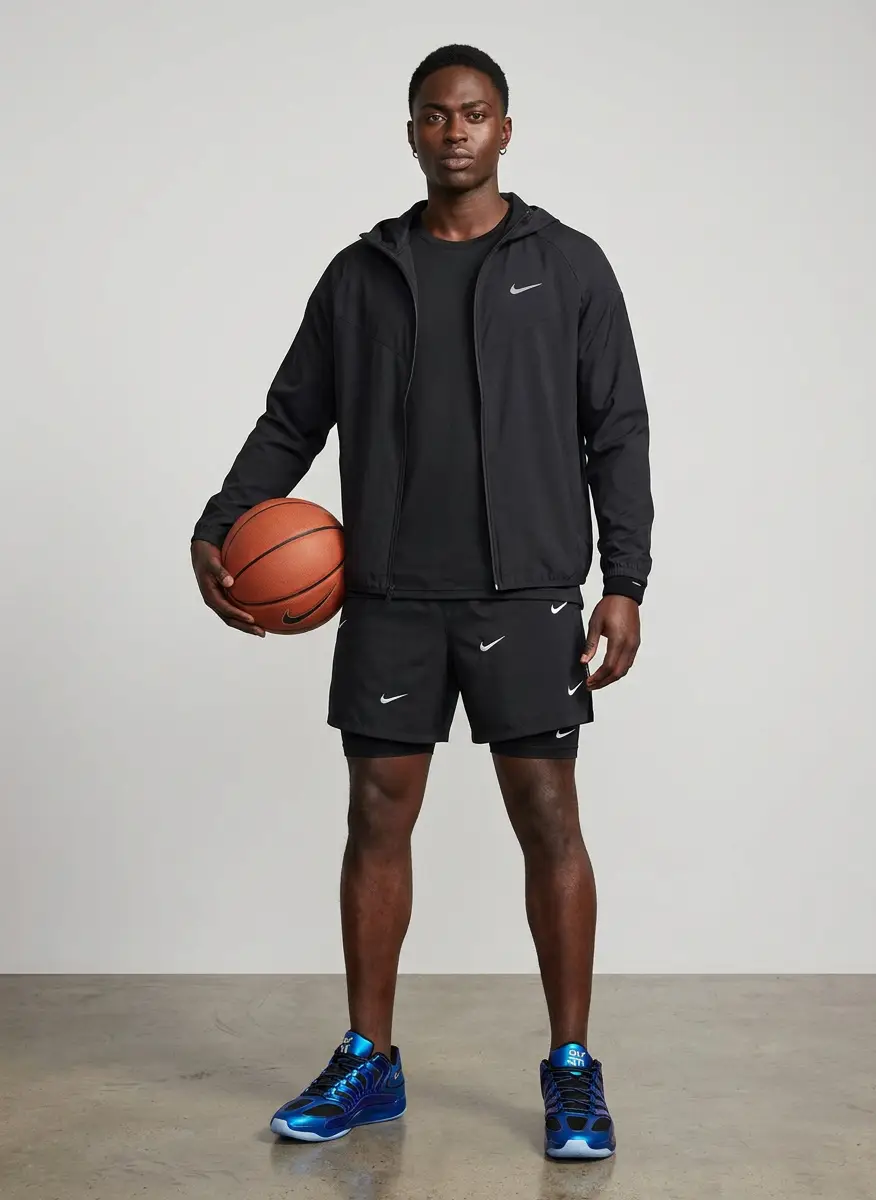 NIKE Nike Solo Basketball Full Zip Concept Hoodie - Men's 2