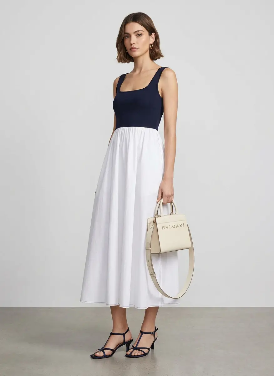 Jil Sander Navy Cage Low-Heel Sandals 6