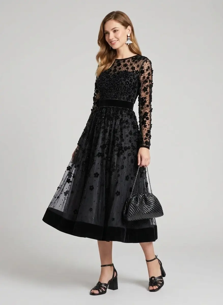 Floral Noir Gala