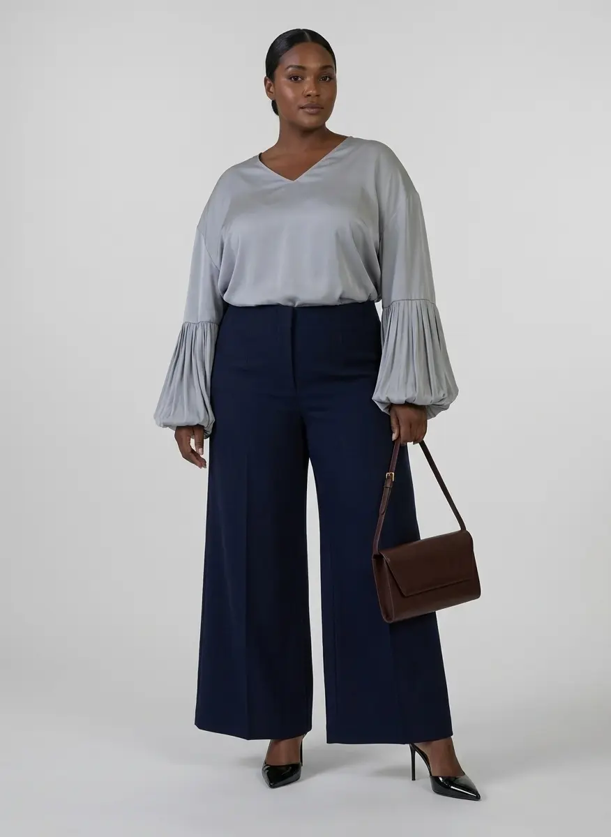 Navy & Silver Professional