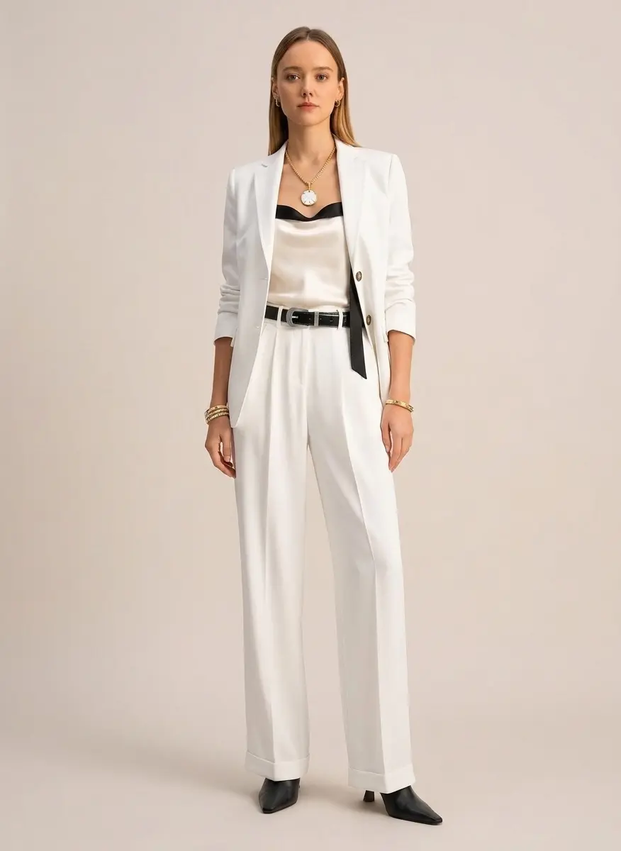 Modern Bridal or White Tie