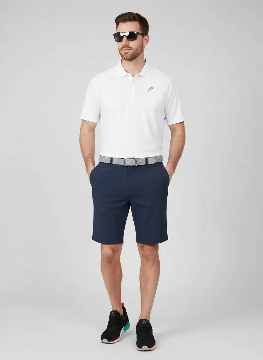 PGA TOUR Men's 7" Golf Shorts with Active Waistband 7