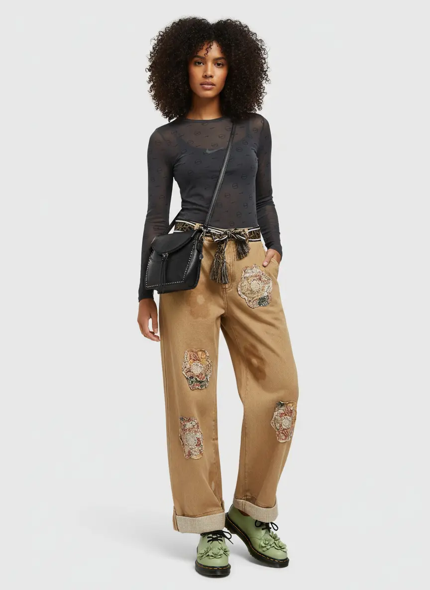 Appliqué Denim Edge