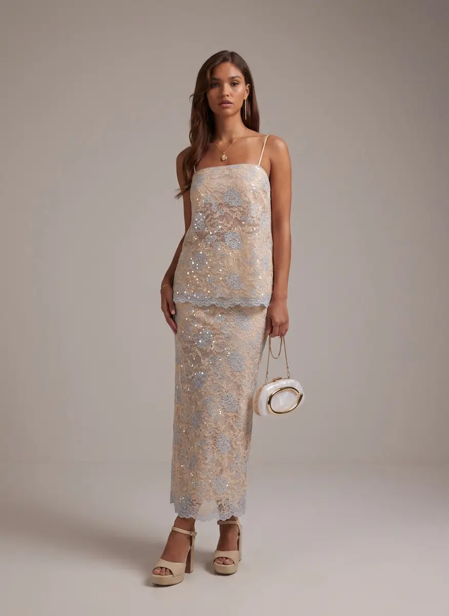Monochrome Embellished Elegance
