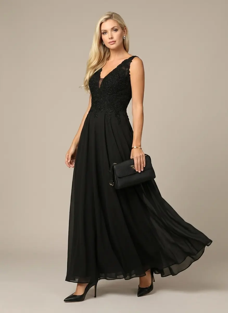 Monochrome Gala Elegance